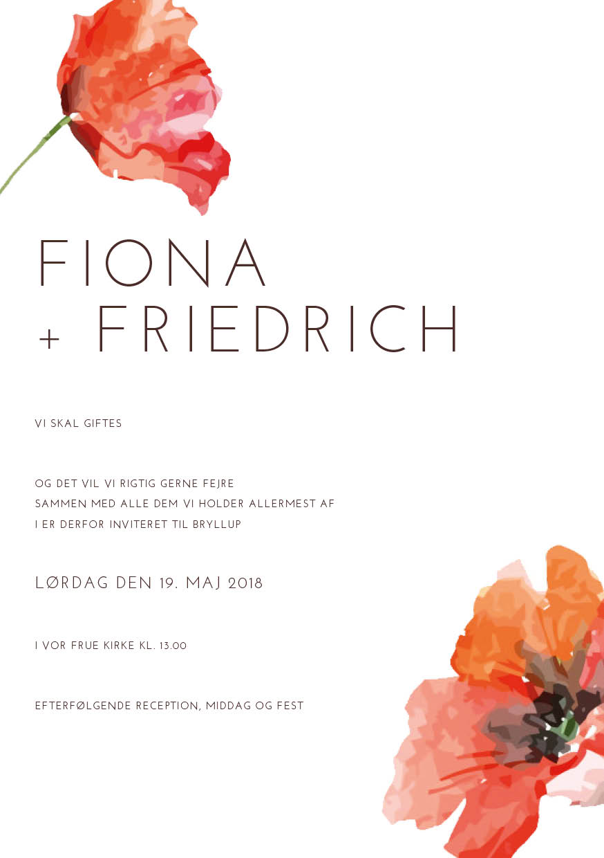 Forår/Sommer - Fiona & Friedrich